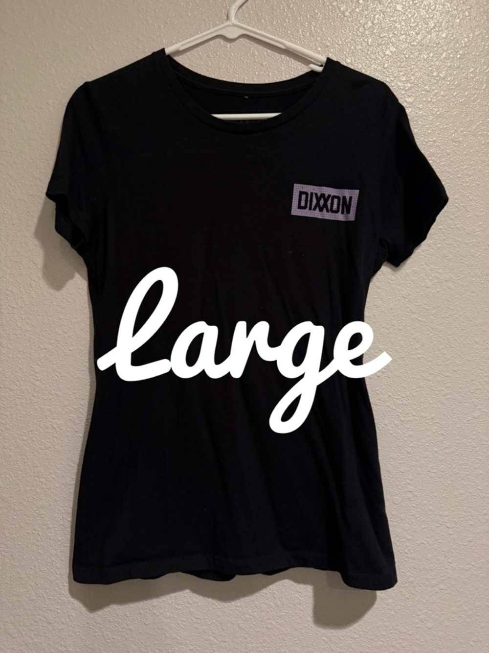 DIXXON Black Short Sleeve Tee with Chest Logo
